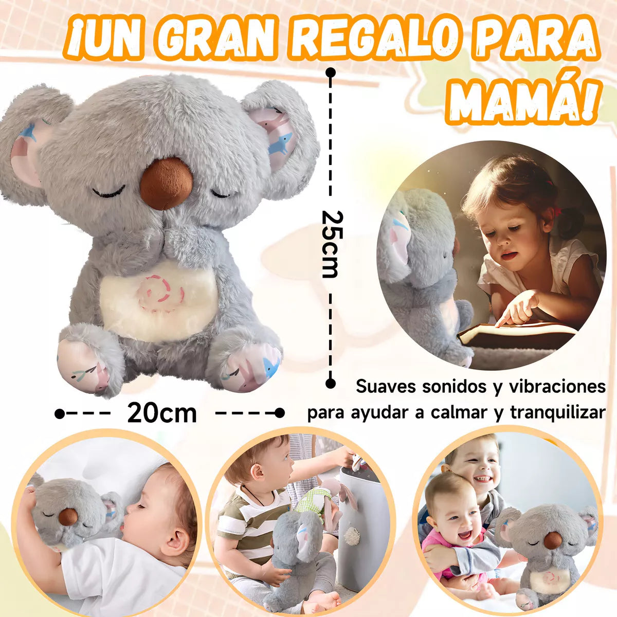 Peluche Musical (koala o Nutria)